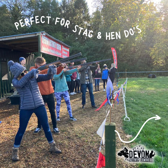 laser clay shooting devon