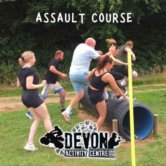 stag party assault course devon