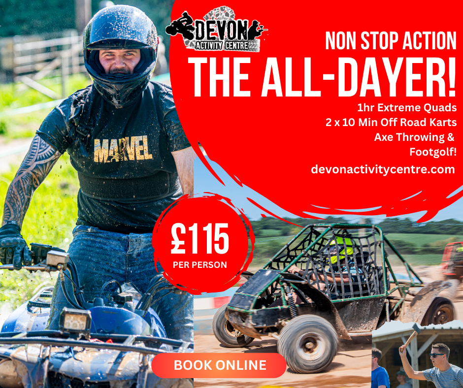 quad biking offer devon exeter deal