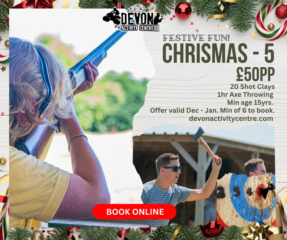 Devon Activity Centre Christmas party options