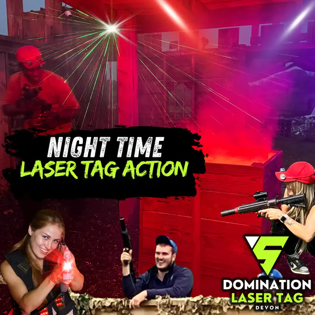 night time laser tag devon exeter