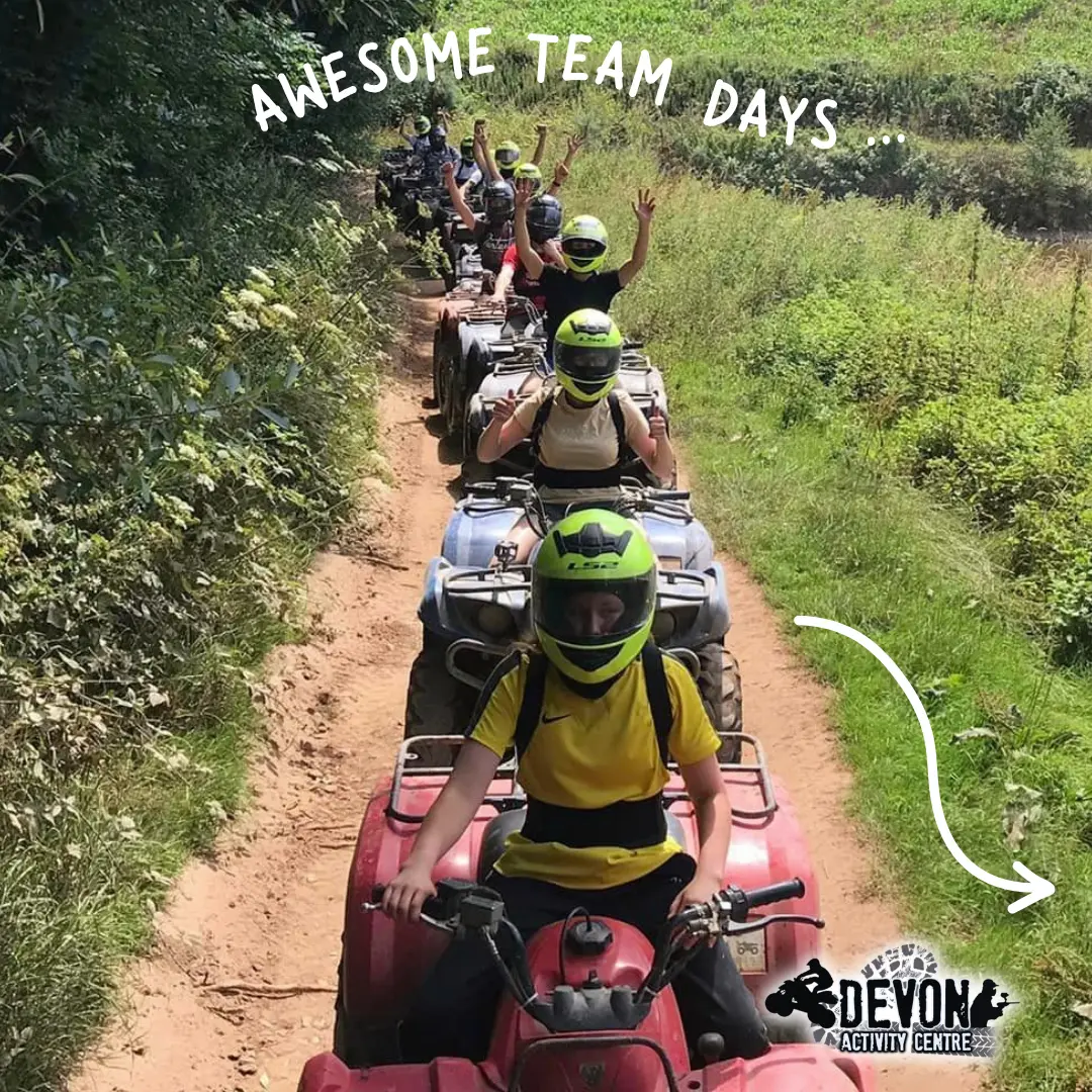 out door team activities devon